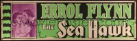 4z0005 SEA HAWK paper banner R1947 Michael Curtiz, swashbuckler Errol Flynn & Brenda Marshall!