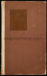 5a0125 FOX 1926-27 campaign book 1926 incredible art +tipped-in portraits of top stars & directors!