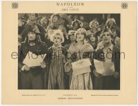 5a0092 NAPOLEON French LC 1927 Dieudonne as Bonaparte singing La Marseillaise w/Annabella, Abel Gance