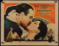 5a0168 LADY OF THE PAVEMENTS 1/2sh 1929 D.W. Griffith, sexy Lupe Velez, William Boyd, ultra rare!