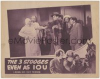 5a0254 EVEN AS IOU LC 1942 Three Stooges with Moe, Larry & Curly Howard w/baby horse, ultra rare!
