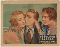 5a0256 FOOTLIGHT PARADE LC 1933 c/u of James Cagney between Joan Blondell & Ruby Keeler, ultra rare!