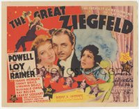5a0235 GREAT ZIEGFELD TC 1936 William Powell, Myrna Loy, Luise Rainer, Best Picture, ultra rare!