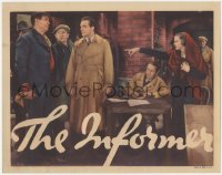5a0267 INFORMER LC 1935 John Ford, pretty Heather Angel accuses Victor McLaglen, Wallace Ford!