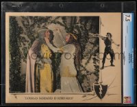 5a0184 ROBIN HOOD LC 1922 best close up of Douglas Fairbanks & Enid Bennett as Lady Marian!
