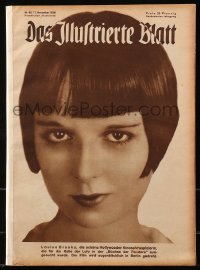 5a0105 DAS ILLUSTRIERTE BLATT German magazine November 17, 1928 sexy Louise Brooks on the cover!