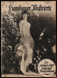 5a0106 HAMBURGER ILLUSTRIERTE German magazine October 13, 1928 sexy Louise Brooks on the cover!