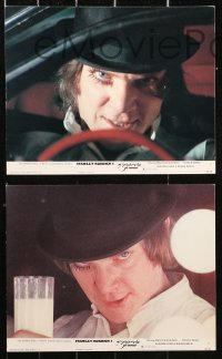 5a0057 CLOCKWORK ORANGE 13 color 8x10 stills 1972 Kubrick, Malcolm McDowell, X-rated scenes w/nudity!