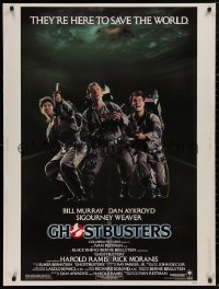 5b0333 GHOSTBUSTERS 30x40 1984 Bill Murray, Aykroyd & Harold Ramis are here to save the world!