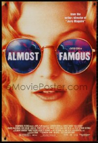 5b0812 ALMOST FAMOUS DS 1sh 2000 Crowe directed, close-up image of super-sexy Kate Hudson!