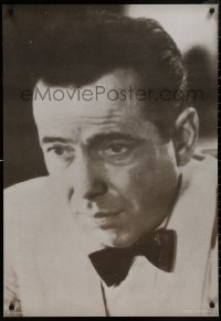 5b0199 HUMPHREY BOGART 26x38 German commercial poster 1980s great b/w close-up image of Bogey!