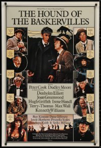 5b0458 HOUND OF THE BASKERVILLES English 1sh 1978 Peter Cook as Holmes, Moore as Dr. Watson!