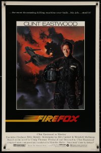 5b0899 FIREFOX 1sh 1982 cool C.D. de Mar art of the flying killing machine & Clint Eastwood!