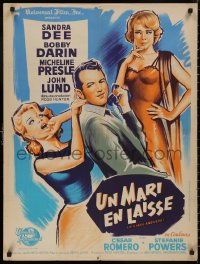 5b0586 IF A MAN ANSWERS French 24x31 1963 different images of sexy Sandra Dee & Bobby Darin!