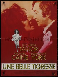 5b0626 X Y & ZEE French 23x31 1971 Elizabeth Taylor, Michael Caine, Susannah York, Zee & Co.