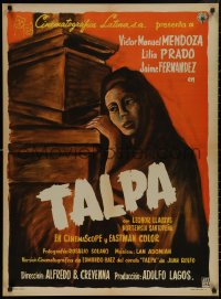 5b0427 TALPA Mexican poster 1956 Alfredo B. Crevenna, Victor Manuel Mendoza, artwork of Lilia Prado!