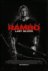 5b1066 RAMBO: LAST BLOOD advance DS 1sh 2019 Sylvester Stallone has one more fight left in him!
