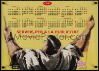 5b0020 SERVEIS PER A LA PUBLICITAT Spanish calendar 1987 completely different Agusti Ruig art!