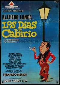5b0748 LOS DIAS DE CABIRIO Spanish 1971 Alfredo Landa acts as a gigolo in Fellini parody, very rare!