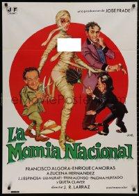 5b0756 NATIONAL MUMMY Spanish 1981 Ramon Larraz's La Momia Nacional, different sexy art by Jano!