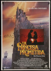 5b0771 PRINCESS BRIDE Spanish 1987 Rob Reiner fantasy classic, completely different castle art!