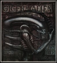 5b0230 ALIEN 20x22 special poster 1990s Ridley Scott sci-fi classic, cool H.R. Giger art of monster!