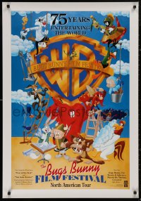 5b0128 BUGS BUNNY FILM FESTIVAL DS 27x39 Canadian film festival 1998 Bugs Bunny, Tweety, Roadrunner!