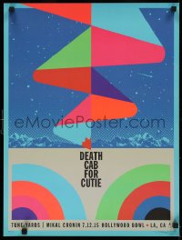 5b0102 DEATH CAB FOR CUTIE signed #47/100 18x24 art print 2015 by artist Kii Arens, Hollywood Bowl!