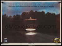 5b0139 GULF BREEZE SIGHTINGS 18x24 advertising poster 1990 great image of UFO, made of Styrofoam!