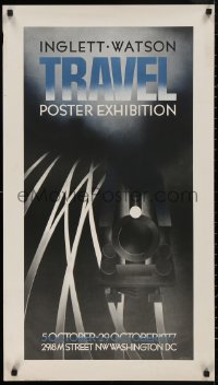 5b0090 INGLETT WATSON TRAVEL POSTER EXHIBITION 20x36 museum/art exhibition 1977 Mattingly, train!
