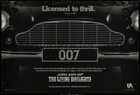 5b0265 LIVING DAYLIGHTS 12x18 special poster 1986 great image of classic Aston Martin car grill!