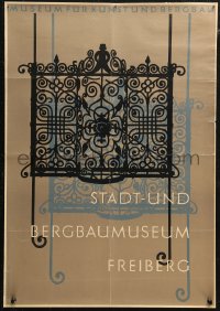 5b0098 STADT-UND BERGBAUMUSEUM FREIBERG 19x27 German museum/art exhibition 1958 Morgenstern!