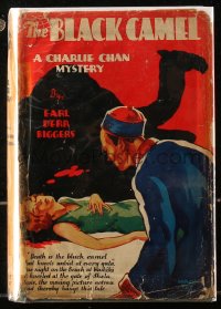 5c0124 BLACK CAMEL hardcover book 1931 A Charlie Chan Mystery by Earl Derr Biggers!