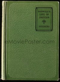 5c0036 BOSWELL'S LIFE OF JOHNSON hardcover book 1929 abridged biography of Samuel Johnson!