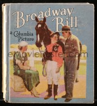 5c0012 BROADWAY BILL Saalfield hardcover book 1934 Hellinger's novel w/scenes from Capra's movie!