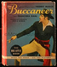 5c0013 BUCCANEER Big Little Book hardcover book 1938 with scenes from Cecil B. DeMille's movie!