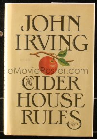 5c0141 CIDER HOUSE RULES first edition hardcover book 1985 the John Irving novel that became a movie