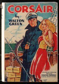 5c0143 CORSAIR hardcover book 1931 Walton Green novel with images of Chester Morris & Thelma Todd!