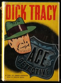 5c0093 DICK TRACY Whitman hardcover book 1943 Chester Gould's mystery novel Ace Detective!