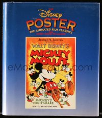 5c0044 DISNEY POSTER 4.5x5.5 hardcover book 1993 filled with wonderful full-page color cartoon images!