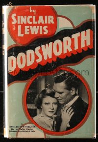 5c0152 DODSWORTH hardcover book 1936 Sinclair Lewis novel with scenes from William Wyler's movie!