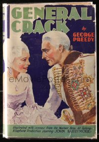 5c0160 GENERAL CRACK hardcover book 1930 illustrated with scenes from John Barrymore's movie!