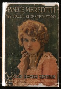 5c0176 JANICE MEREDITH hardcover book 1924 Paul L. Ford's novel w/ scenes from Marion Davies movie!