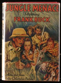 5c0177 JUNGLE MENACE hardcover book 1937 Charles Lawton's story w/scenes from the Frank Buck movie!