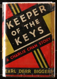 5c0101 KEEPER OF THE KEYS hardcover book 1932 Earl Derr Biggers' Charlie Chan mystery novel!