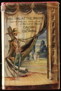 5c0055 MEETING AT THE SPHINX English hardcover book 1946 Bernard Shaw's Caesar & Cleopatra in color!