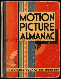 5c0059 MOTION PICTURE ALMANAC hardcover book 1931 filled w/ movie information & advertising images!