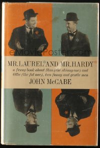 5c0064 MR. LAUREL & MR. HARDY 1st edition hardcover book 1961 John McCabe illustrated biography!