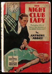 5c0194 NIGHT CLUB LADY hardcover book 1932 Fulton Oursler's novel with scenes from the movie!