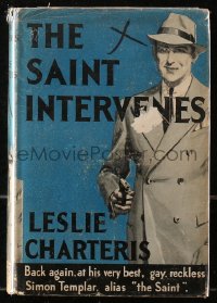 5c0107 SAINT INVERVENES hardcover book 1940 Leslie Charteris' collection of 14 short stories!